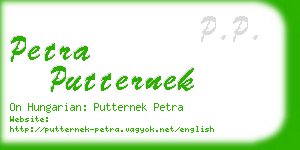 petra putternek business card